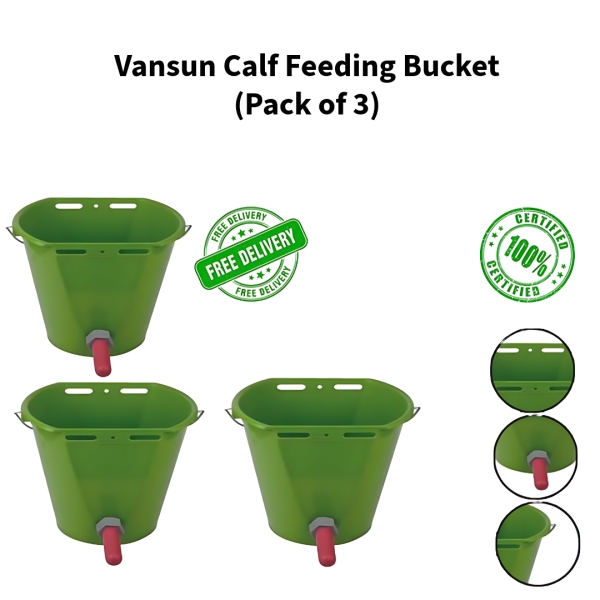 Vansun-Calf-Feeding-Bucket-(Pack-of-3)